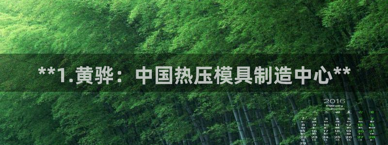 易倍申不良反应：**1.黄骅：中国热压模具制造中心**