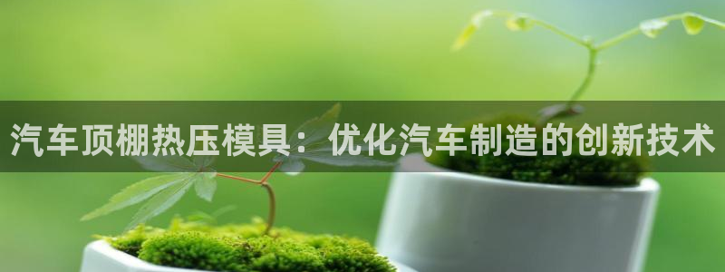 易倍全站：汽车顶棚热压模具：优化汽车制造的创新技术