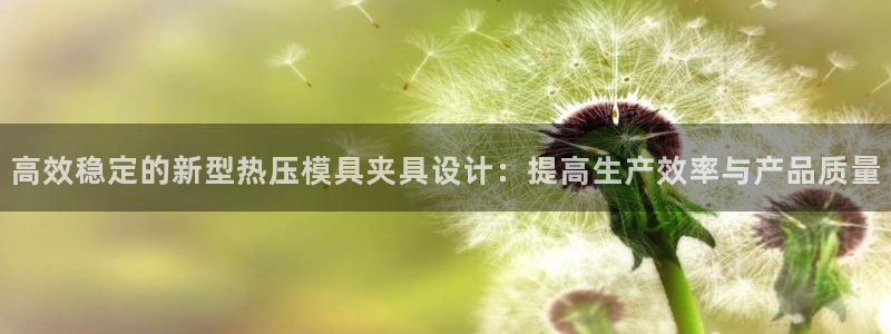 易倍纤谷物粉效果好吗:高效稳定的新型热压模具夹具设计:提