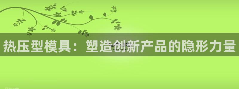 易倍思怎么样:热压型模具:塑造创新产品的隐形力量