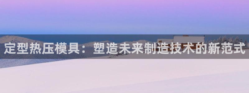 易倍app官网下载:定型热压模具:塑造未来制造技术的新范